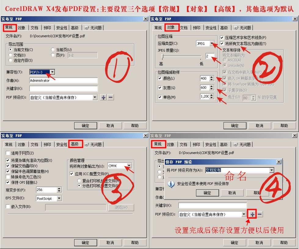 CorelDRAW X4发布PDF设置.jpg